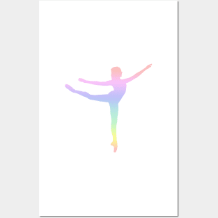 Ballet ombre cut out Posters and Art